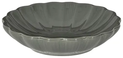 Immagine prodotto di ESTIA | Piatto da minestra - Piatto in Vetroceramica - Piatto fondo - Grigio 20 cm - Piatto da dessert - Piatto da portata - Piatto da pasta