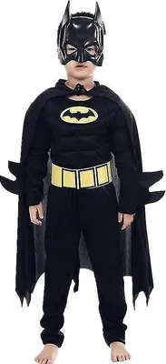 Produktbild von FunCo Kinderkostüm Muskelmann Batman mit Maske 104-110 S