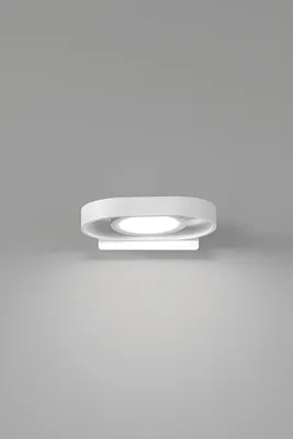 Productafbeelding van Witte metalen wandlamp, 6W LED-lamp met instelbare kleurtemperatuur (3000K, 4000K, 6000K), modern design - Perenz