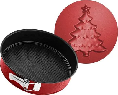 Obrázek produktu pro Pružinová forma Zenker se základnou s motivem vánočního stromku - ideální pro vánoční koláče a zákusky