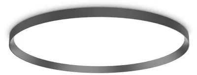Zdjęcie produktu dla Nowoczesna lampa sufitowa Fly aluminiowo-plastikowa czarna led 65W 3000K D90Cm