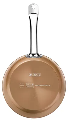 Produktbild von Monix Copper M740024 Bratpfanne, 24 cm max. Durchmesser, Aluminium, Induktionsherd-geeignet, Antihaftbeschichtung
