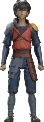 A full-body shot of an action figure of the character Jet from Avatar: The Last Airbender.