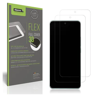 A product package for screen protectors is shown next to a smartphone with screen protectors applied.