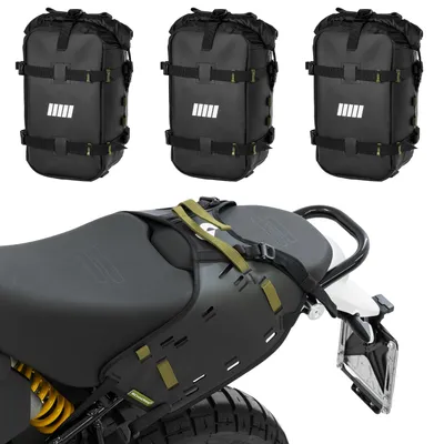 Produktbild von SCHNORR BagHub + Seitentaschen 3er-Set 36 L Motorrad Softbags - kompatibel mit Ducati DesertX