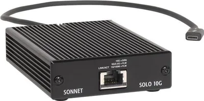 Immagine prodotto di Adattatore da 10 G Thunderbolt 3 a Ethernet 10 GBase-T Solo di SoNNeT Technologies