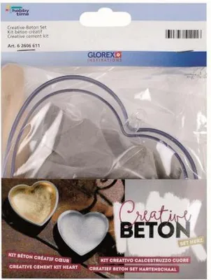 Obrázek produktu pro Kreativní betonová sada srdce s formou