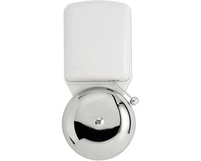 Image de Petite sonnette 80dB 8V blanche - Sonnette vibrante 80dB 8V Wed LTW 4471A 8V AC