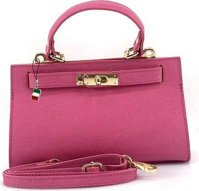Immagine prodotto di Borsa Florence in pelle rosa fucsia D2OTF812P