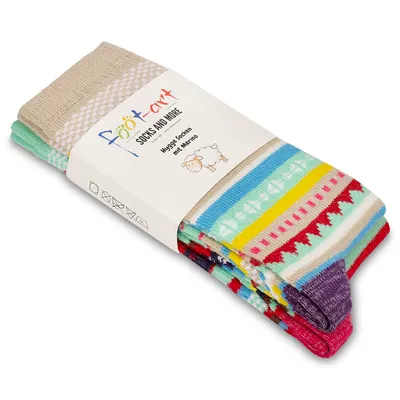 Produktbild von 2 Paar Hygge Merinosocke mit 42% Merino Wolle für  Damen Herren Gr. 35-38