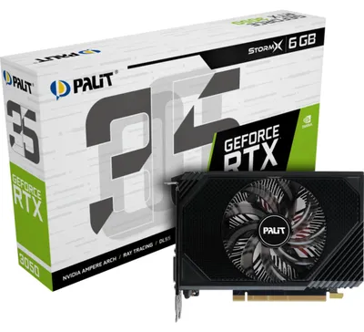 Produktbild von Palit GeForce RTX 3050 StormX, Grafikkarte, (Lite Hash Rate, 1x