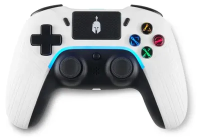 Obrázok produktu pre Ovládač pre systém PS4 Spartan Gear Aspis 4 biely bezdrôtový PC káblový PS4 bezdrôtový