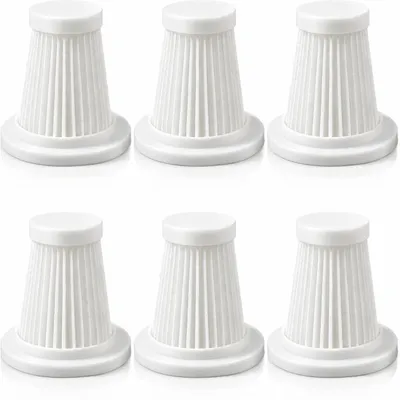 6 HEPA-Filter, waschbar, für Handstaubsauger, wiederverwendbar