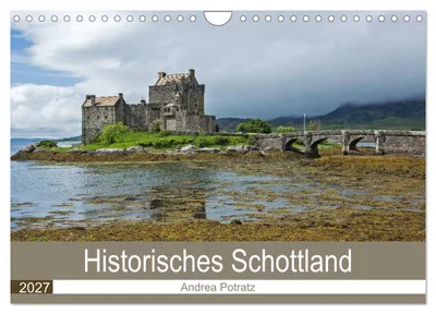 Produktbild von Historisches Schottland (Wandkalender 2027 DIN A4 quer), CALVENDO Monatskalender
