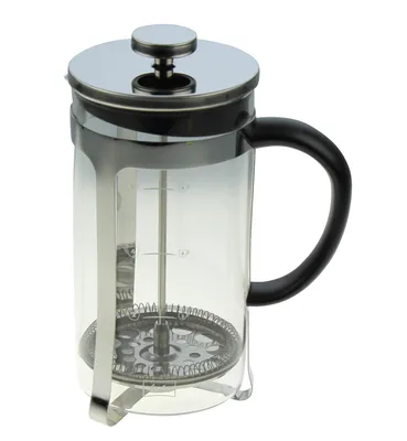 Obrázok produktu pre Melitta French Press Premium, francúzska tlač, Čierna, Nerezová oceľ, Priehľadná, 8 šálok, Sklo, Nerezová oceľ