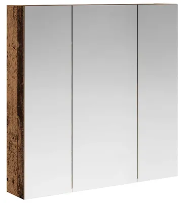 Produktbild von Badezimmerspiegelschrank Altholz 70 x 14,5 x 70 cm