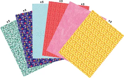 Produktbild von Décopatch Pack. 30 Blatt -Papier 30x40cm Sortierung grelle Farben PS30C21C
