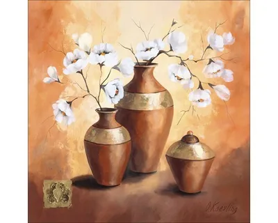 Produktbild von Leinwandbild Golden Shining II 27x27 cm