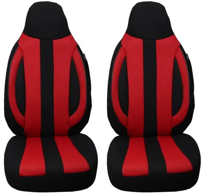 Produktbild von Schonbezüge Sitzbezüge für VW Tiguan 2 Bj 2006-22 in Schwarz/Rot MD502