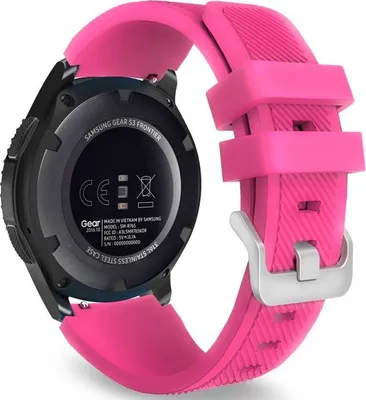 Produktbild von BStrap Silicone Sport Armband für Samsung Gear S3, pink