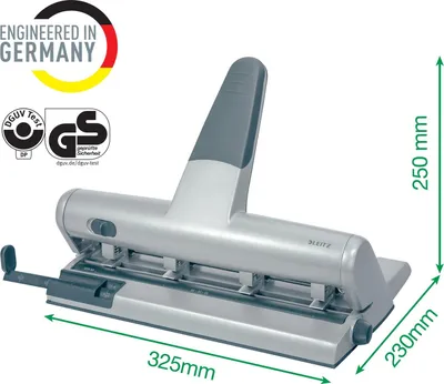 Produktbild von Leitz Locher AKTO 51140084 max. 30Bl. Aluminium/Kunststoff si