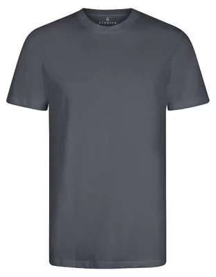 Produktbild von LINNICK Long-Fit-T-Shirt – Anthrazit – Größe XXL – 100% Baumwolle – moderner langer Schnitt