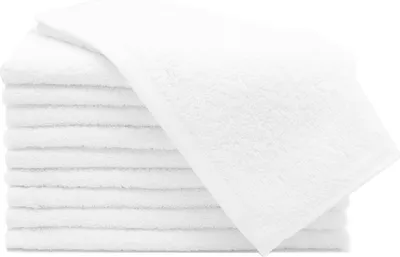 Produktbild von Gästehandtücher 10er Set, Baumwolle, 30x50 cm, weiß