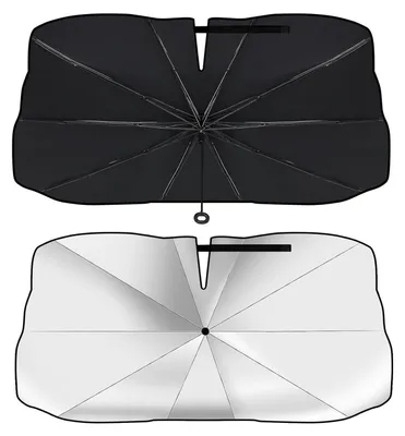 Immagine prodotto di Parasole per parabrezza auto, pieghevole, con protezione UV, dimensioni 140x79 cm