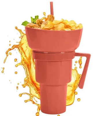 Productafbeelding van Drinkbeker met Snackhouder voor Kinderen en Volwassenen