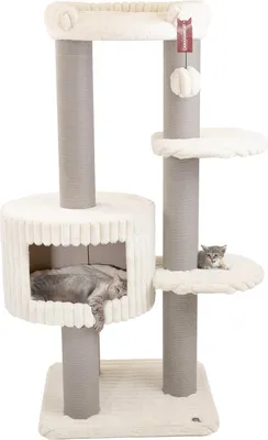 Produktbild von Kratzbaum Edward · beige ·  ca. 68 x 68 x 158 cm