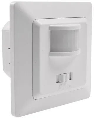 Produktbild von ChiliTec 22780 MILOS Bewegungsmelder 160°, weiß matt LED geeignet, 250V, Unterputz, 3-Draht