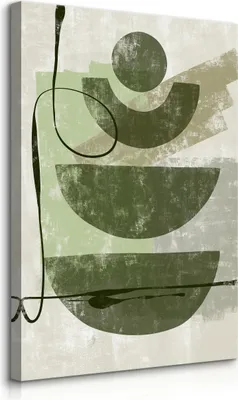 Immagine prodotto di Muralo su tela motivo geometrico ABSTRACTION Boho per soggiorno Br. 60cm x Hö. 90cm