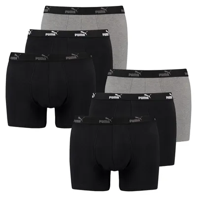Produktbild von PUMA Boxershorts 6er Pack mit komfortablem Bundband und doppeltem Frontbereich ohne Eingriff