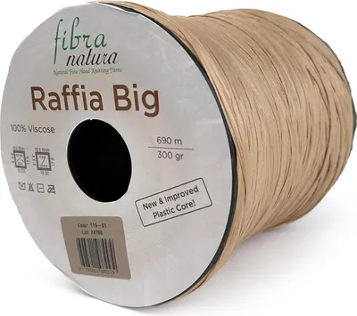 Produktbild von Himalaya Fibra Natura Raffia Big (300g/690m) 100% Viscose 119-01