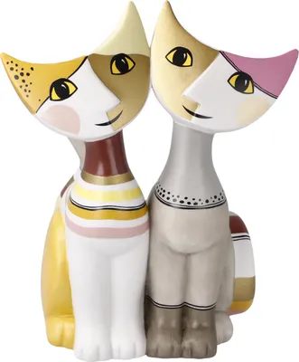Produktbild von Goebel Rosina Wachtmeister Katzenwelt RW P Elena e Pippa 31210034 Neuheit 2022