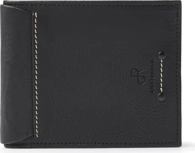Produktbild von dR Amsterdam Kompakte Leder-Geldbörse für Männer | Brieftasche | Brieftasche für Männer | Kleine Geldbörse | Kartenhalter | | RFID | Tampa - 93581 Black