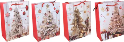 Produktbild von Geschenktüte S 18x24x8,5 cm WEIHNACHTEN
