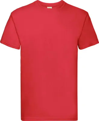 Produktbild von Fruit of the Loom 61-044-0 | Super Premium Herren T-Shirt - Farbe: Red - Größe: L