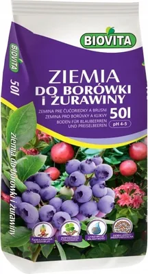 Produktbild von Erde für Heidelbeeren und Preiselbeeren 50l - Biovita sauer