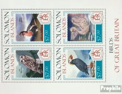 Produktbild von Briefmarken Salomoninseln 2014 Mi 2447-2450 Kleinbogen (kompl. Ausg.) postfrisch Vögel