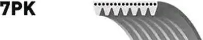 Immagine prodotto di Cintura a coste multiple GATES 7PK2265