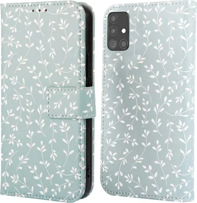 Immagine prodotto di Custodia a libro imoshion Design Samsung Galaxy A51 - Smoke Green Flowers