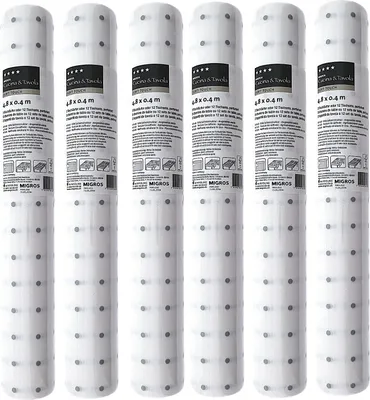 Produktbild von 3-IN-1 ROLL Tischläufer und Tischsets Airlaid – Punkte – 40 x 480 cm – 6 Stück