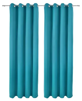 Produktbild von Beautissu Amelie 2er Set Gardinen Amelie BO, 140x245cm Türkis