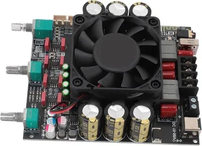 Image de Amplificateur Bluetooth 300 W, puce TPA3255, plusieurs entrées, mécanismes de protection avancés, dissipation thermique efficace, haut-parleurs
