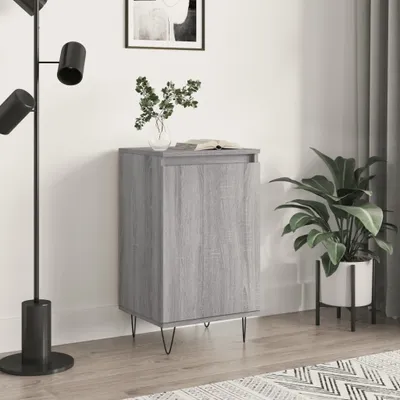 Zdjęcie produktu dla vidaXL Kredens szary Sonoma 40x35x70 cm Materiał drewnopochodny