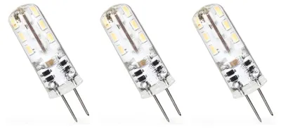Produktbild von Spectrum G4 LED Stecklampe 1,5W 110lm 6000K Kaltweiß 12V 3 Stück