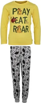Produktbild von König Der Löwen Simba Kinder Jungen langarm Pyjama – Gelb / 122