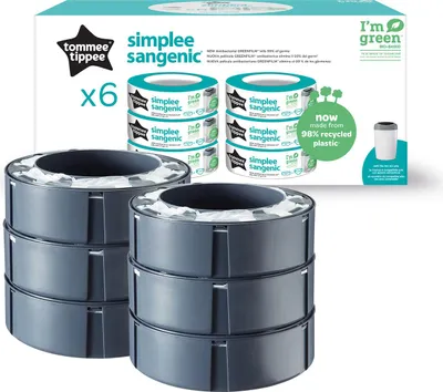 Obrázek produktu pro Tommee Tippee Sangenic Simplee náhradní kazety, 6 ks