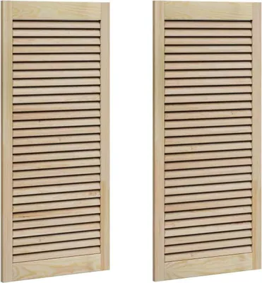 Obrázek produktu pro vidaXL Dveře skříně 2 ks přírodní 49,5 x 2,1 x 110 cm masivní borovicové dřevo